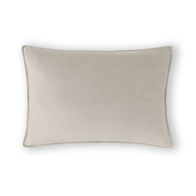 Housse et insert de coussin rectangulaire Lateeva, Beige doux