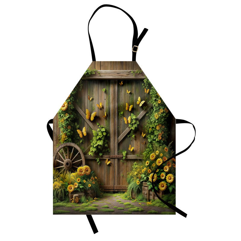 No Pattern Bib Apron