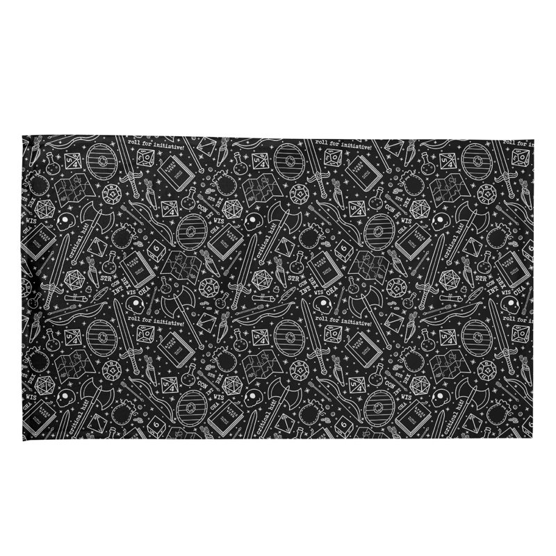 Mcguigan Tea Towel Kitchen Towel, Poly Twill, Black/White