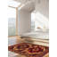 Tapis tadjik brun clair 2 pi 10 po x 4 pi 8 po