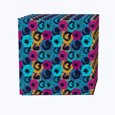 Cotton Floral Square Napkin