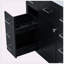 [Cabinet seulement] Meuble-lavabo noir de 36 po (lavabo non inclus)