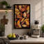 Golden Autumn Leaves Botanical - Wrapped Canvas-1180845679-1180845670