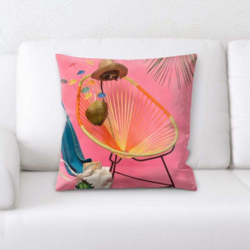 Microsuede Throw Pillow