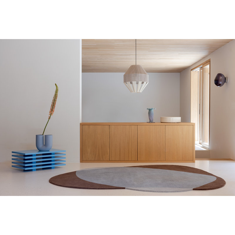 Element Chad Brown Blue 087705 160X188, Novelty 9' x 10'6''