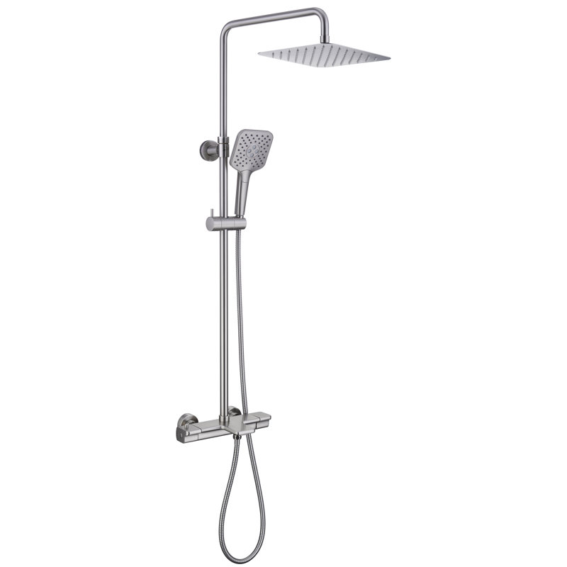 Système de douche complet avec valve brute