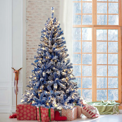 Arbre de Noël artificiel éclairé 6 pi