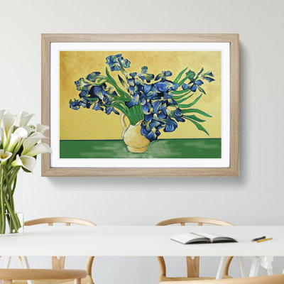 Vase of Irises Vol.2 by Vincent Van Gogh - Picture Frame Painting