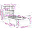 Bookcase Bed Without Mattress Solid Wood Pine