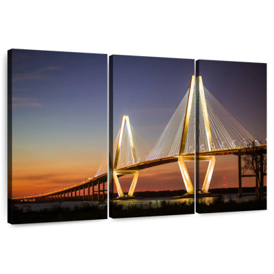 Lilie Arthur Ravenel Jr Bridge Lights