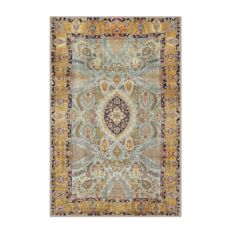 Tapis traditionnel gris / brun, Rectangle 5 pi x 7 pi
