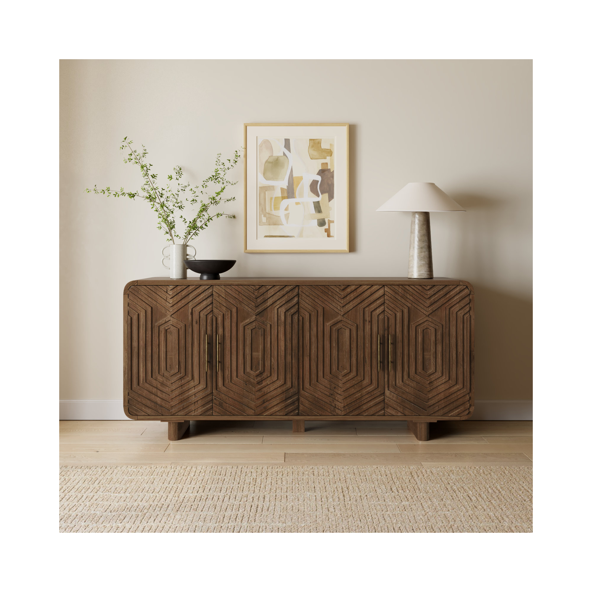 Quince 78'' Sideboard, Brown