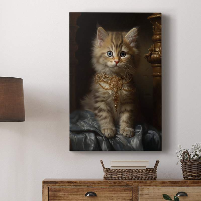 ANIMALS Series CC -Custom Wrapped Gallery Cavas, 18" H x 12" W