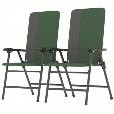 Chaise de patio pliante, ensemble de 2 chaises de patio