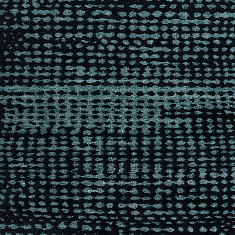 Tapis décoratif multicolore à motif abstrait, Carré 5 pi