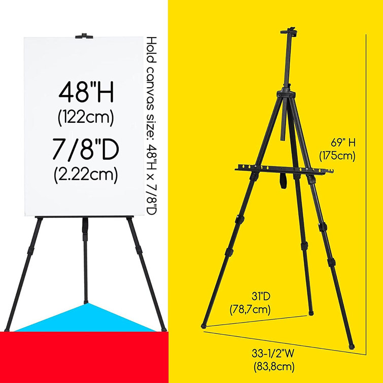 Testrite Folding Metal Tripod Easel & Reviews