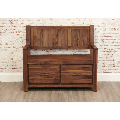 Sandrine Solid Wood Storage Bench