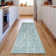 Premium Machine Washable Prisco Teal Rug