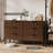 55" Wide Fluted 6 Drawer Dresser For Bedroom, Wooden Dresser Modern Chest Of Drawers TV Stand Dressers With Organizer Storage For Bedroom, Living Room, Entryway,-1731650325