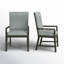 Fauteuil en tissu gris Tremel