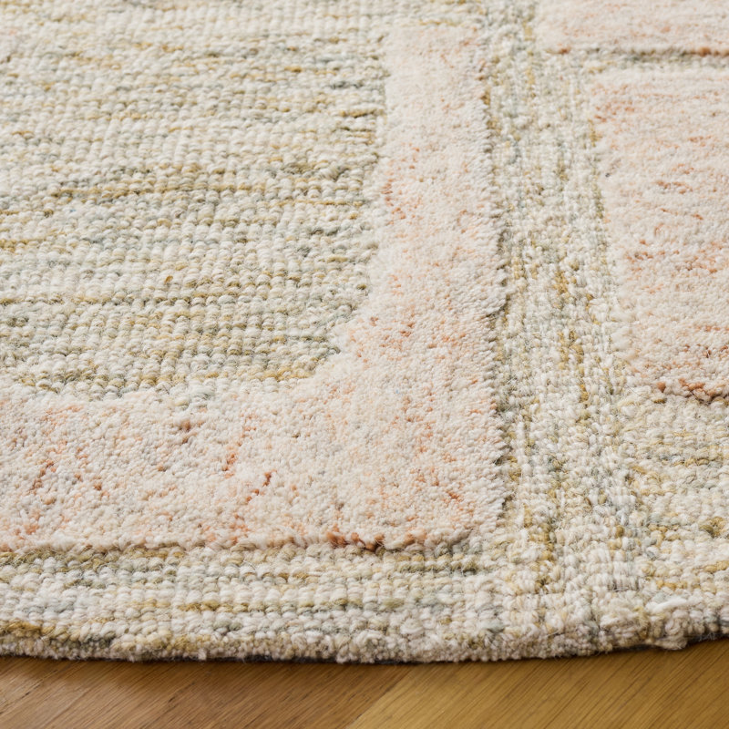 Harvest Hand Tufted Wool No Pattern Rug, Round 6'