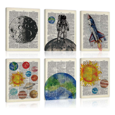 6 Piece Wrapped Canvas Print