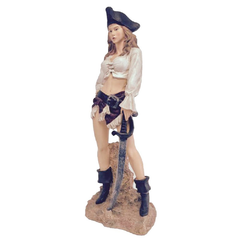 Statue de pirate lady Life's a Beach