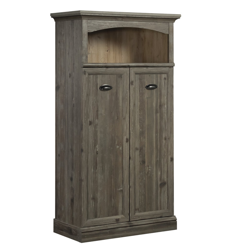 Storage Cabinet, Brown finish