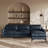 Sorrento Full-Grain Genuine Italian Leather Sectional-1097176741-1193975846