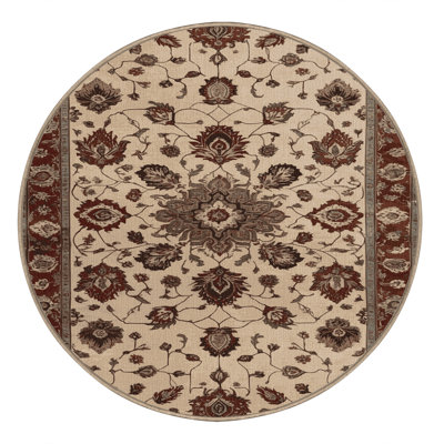 Machine Washable Persian Brown Area Rug
