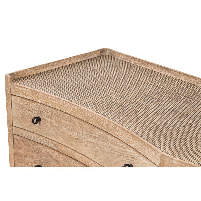 Cappelli 153cm W 6 - Drawer Chest of Drawers, Natural Wash