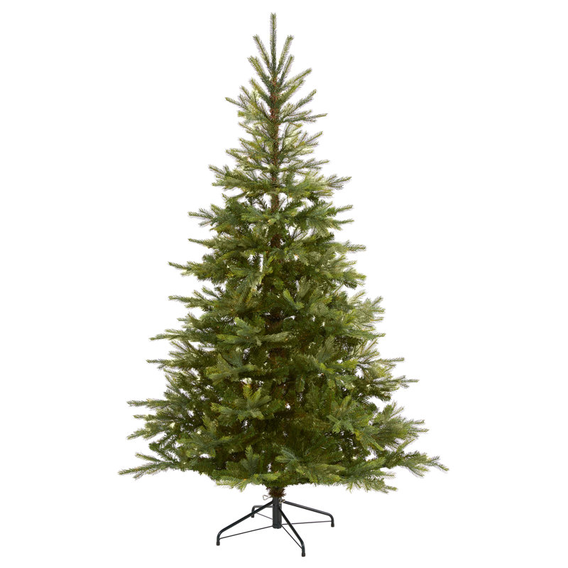 7 pi Arbre de Noël artificiel épinette North Carolina avec 931 branches pliables