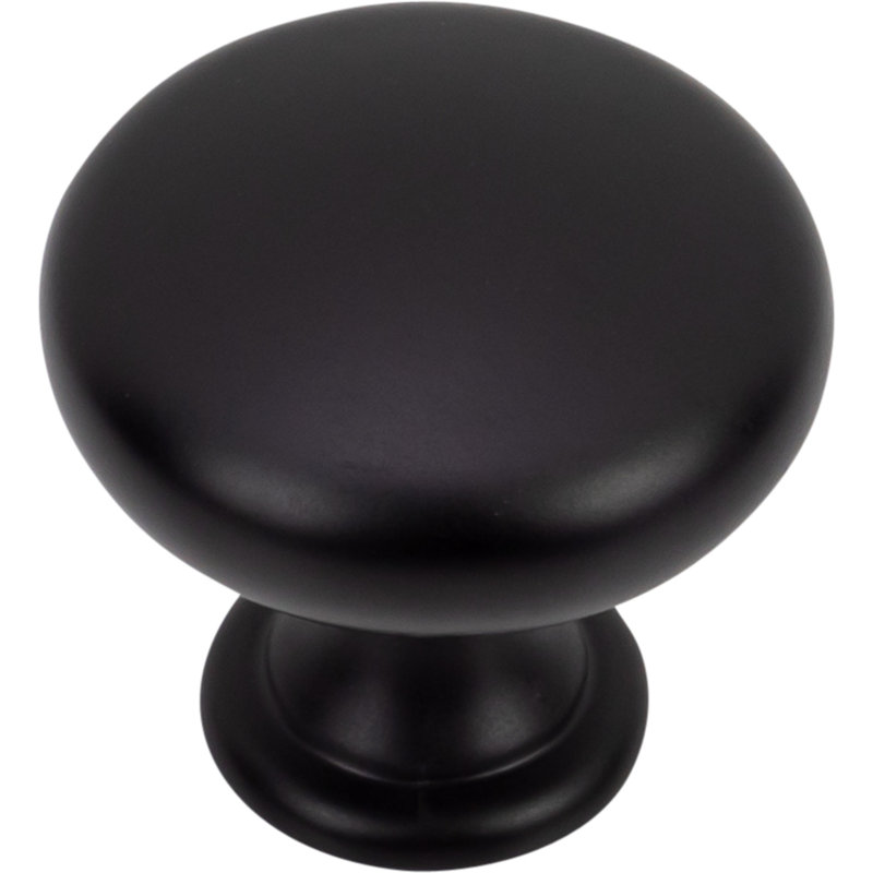 1 3/16" Diameter Mushroom Knob Multipack, Matte Black