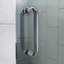 Cabine de douche carrée pivotante Flex 36 "x 76,75" avec base incluse-39630041