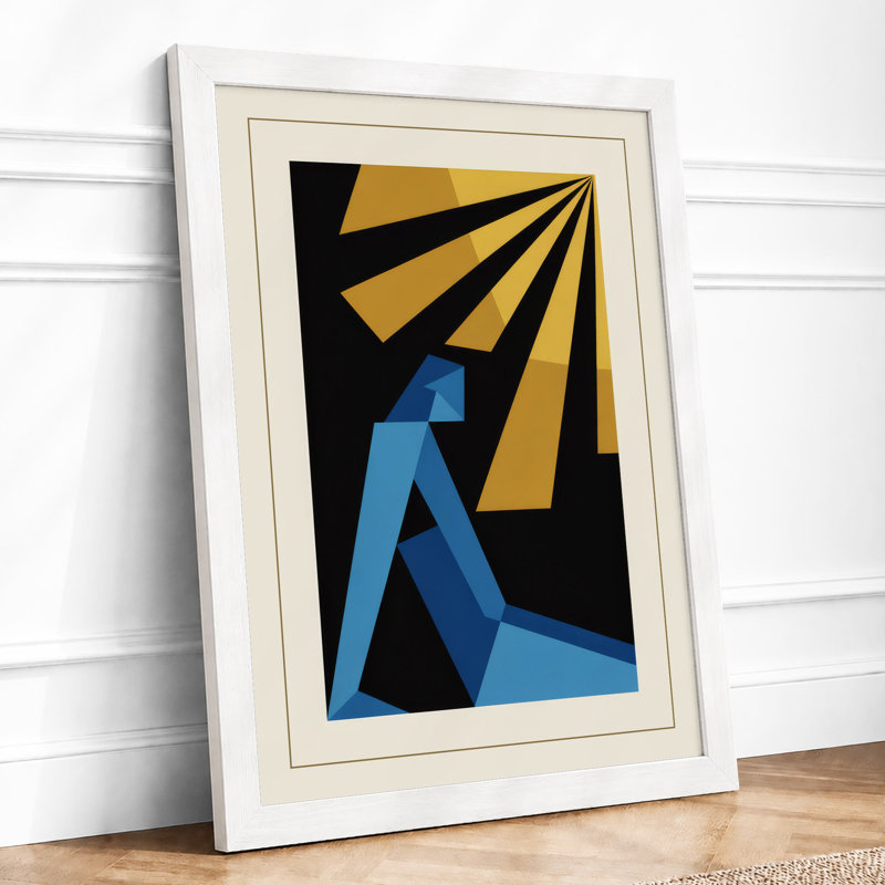 Forward Light Art Deco - Print, A4 - 29.7 x 21.0 cm, White