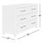 Commode 6 tiroirs Lana-109529487