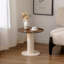 Ensemble de tables basses circulaires beige crème