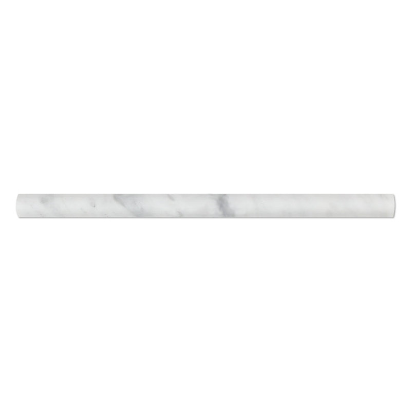 Revêtement mural blanc à carreaux 3/4 po x 12 po Carrara
