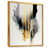 Toile avec cadre flottant or