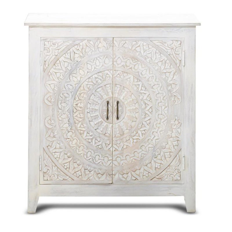 Solid Wood Accent Cabinet