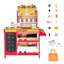Ensemble de jeu pour enfants avec caisse enregistreuse pour jeu de rôle réaliste et d'apprentissage interactif, durable et amusant