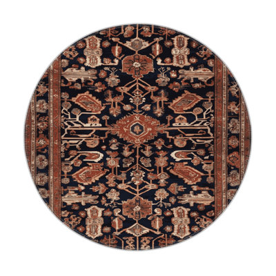 Turkish Brown Indoor and Outdoor Area Rug