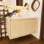 Meuble-lavabo mural 30 po, chêne, rangement à grands tiroirs, meuble-lavabo conforme à la norme Carb2