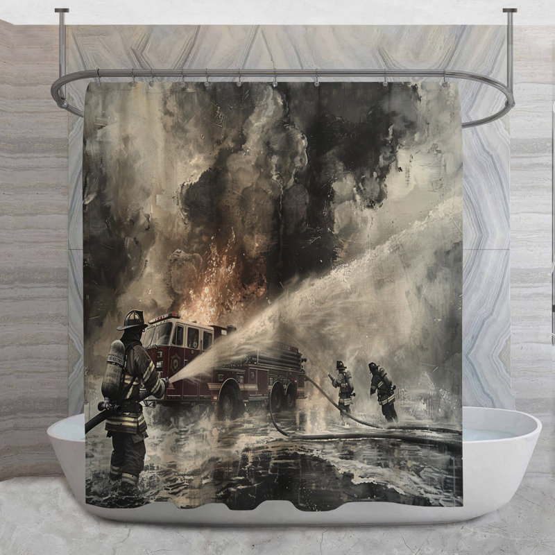 Rideau de douche Laronica, H 84 po x l 70 po