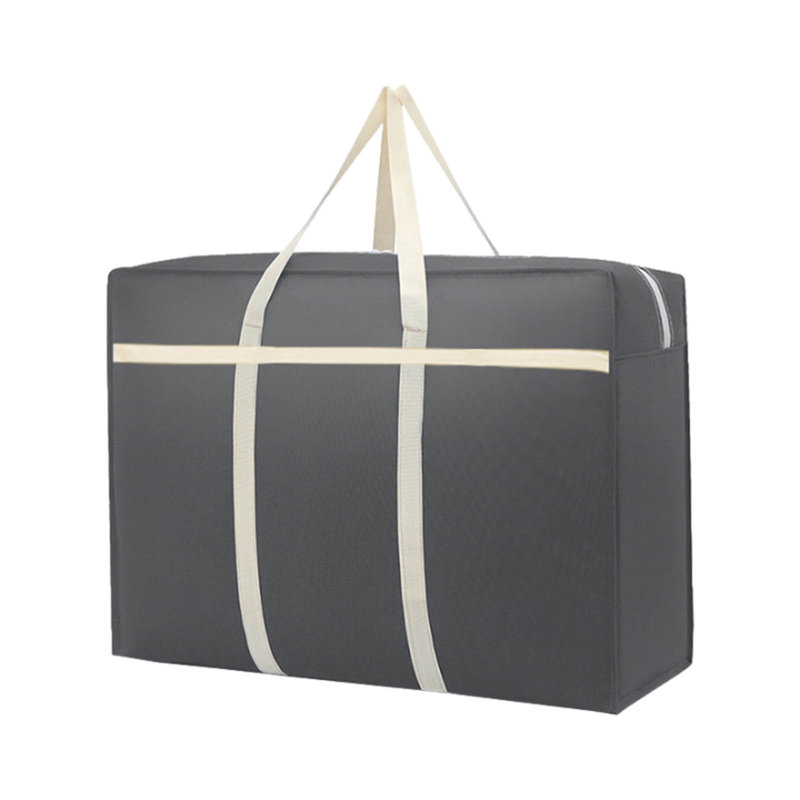  Large Storage Bags Heavy Duty Packing Moving Bags, Clothes Storage Bins Portable Storage Containers with Reinforced Handles for Clothing, Sweater, Comforter, Bedding, Gray