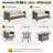 Lovall Premium All-Weather Wicker 7 - Person Patio Conversation Sets with Cushions-947956750