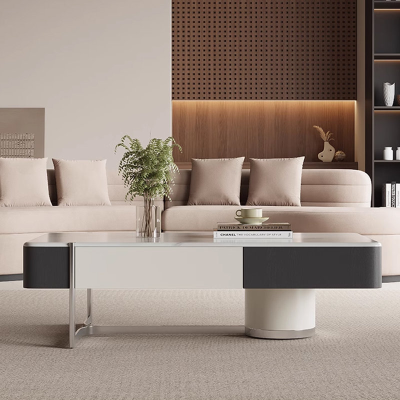 Table basse moderne de style Wabi-sabi