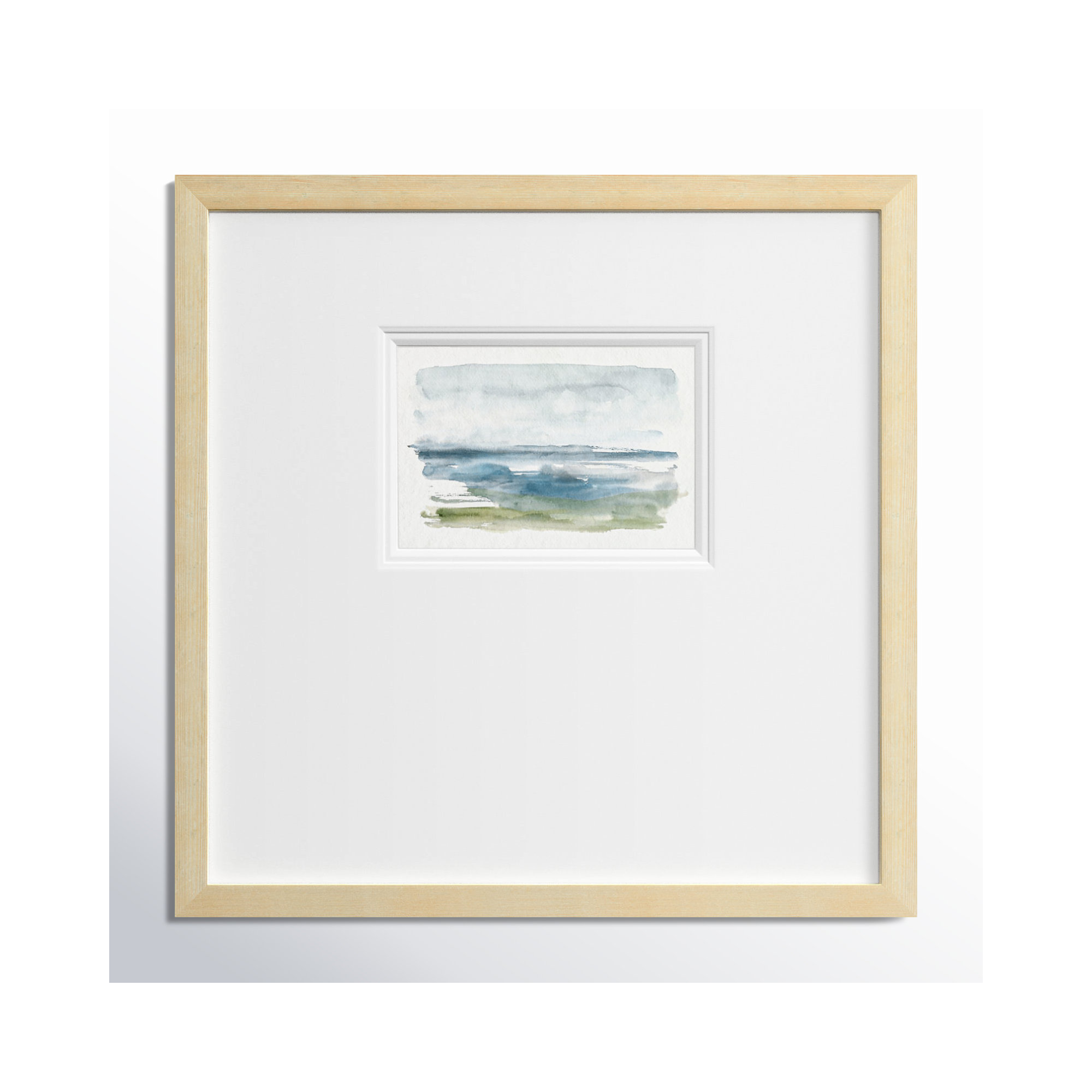 Coastline Splash IV, 21" H x 21" W x 1.125" D, Natural