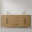 Alsup 72'' Double Bathroom Vanity with Quartz Top-95320229