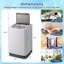 Machine à laver portative 11 LBS avec 8 modes de lavage-123432511